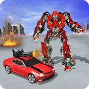 US Car Robot Fight - Police Car Transport 2019 for Android