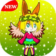 Gacha Coloring book glitter-Color by number game for Android