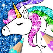 Unicorn Coloring Book Glitter for Android