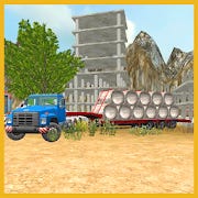 Construction Truck 3D: Pipe Transport for Android