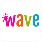 Wave Keyboard Background - Animations, Emojis, GIF