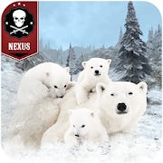 Wild Polar bear hunting family survival for Android
