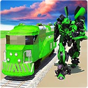 Euro Train Transformation Robot: Train Simulator for Android