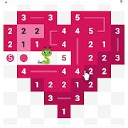 Link-a-Pix  Picture Path Paint by Numbers Puzzle for Android